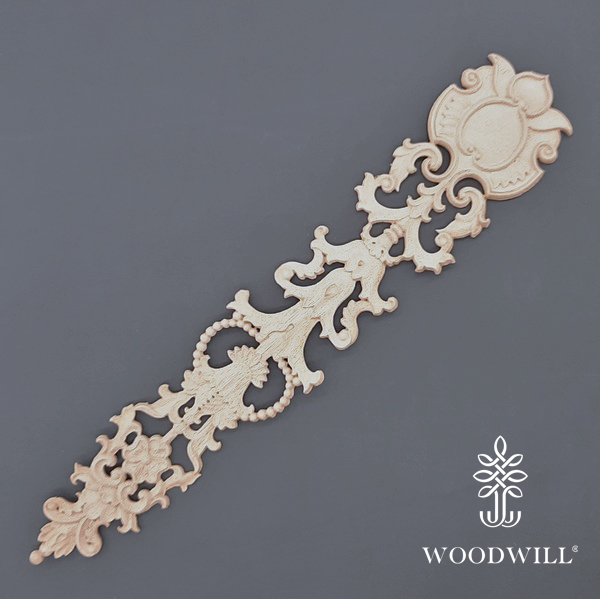 [802176] Wood Carving Decorative 46cm X 8.5cm