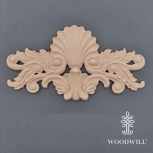 Wood Carving Decorative Center 20.5cm X 12cm