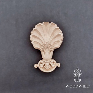 Wood Carving Decorative 4.2 cm x 6 cm