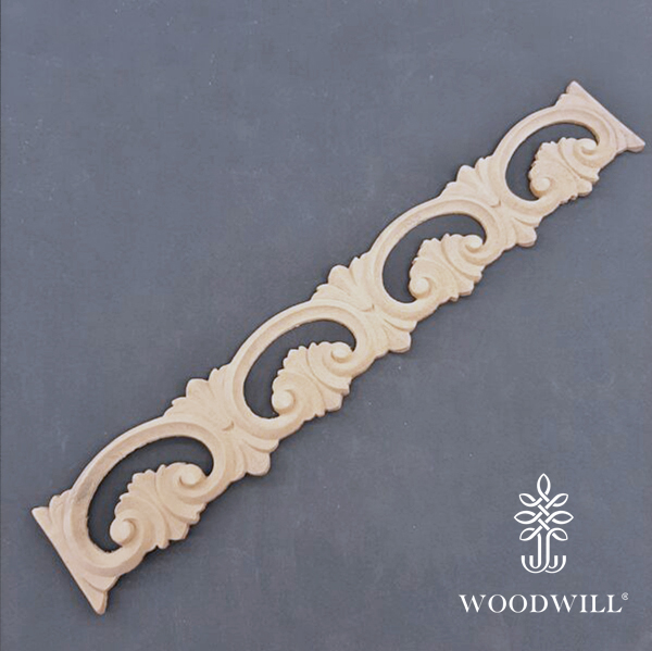 [802960] Wood Carving Decorative 46.5cmX6.5cm.