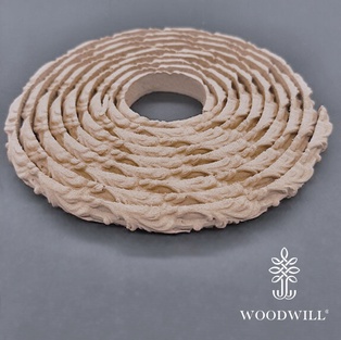 Wood Carved Flexible Trimm~ 215cm. X 0.9cm.