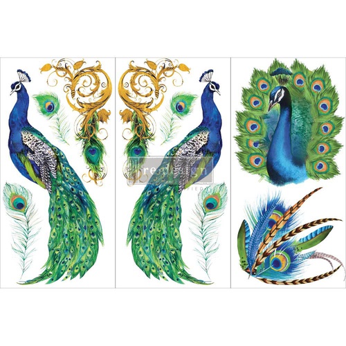 [655350656775] Decor Transfers® - Peacock Paradise