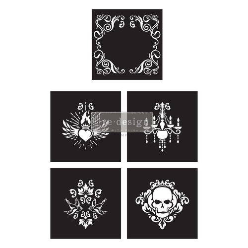 [655350657079] Decor Stencils® Cece - Mix &amp; Style - Glam Punk