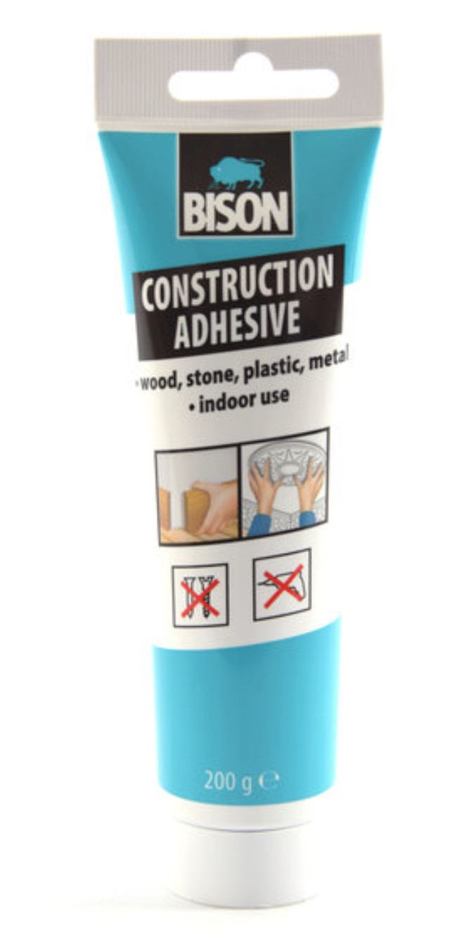[Construction adhesive paste Bison 200 gr] Pâte adhésive de construction Bison 200 gr