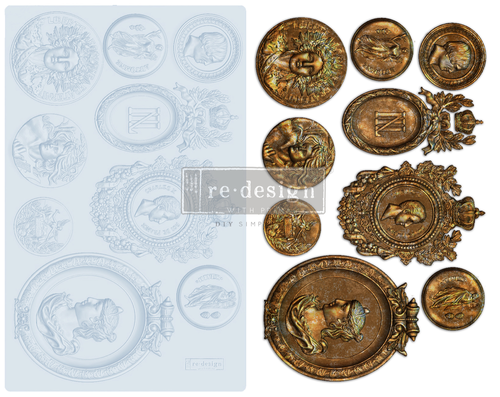 [655350647513] Redesign Décor Moulds® - Ancient Findings, 12,7 cm x 20,32 cm, 8 mm thickness