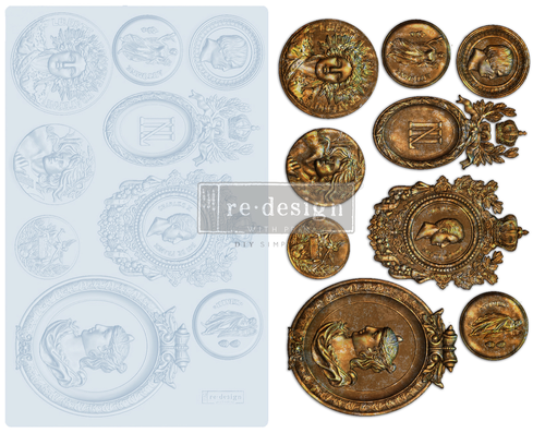 [655350647513] Redesign Décor Moulds® - Regal Findings - 1 pc, 12,7 cm x 20,32 cm, 8 mm thickness (copy)