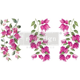 Decor Transfers® - Wild Flowers size - 15.5 x 30.5 CM