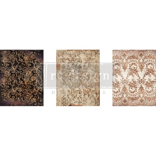 Decor Transfers® - Delicate Lace  3 SHEETS, 21.4 / 28 cm