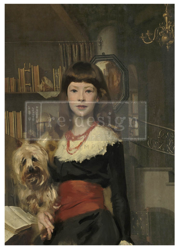 [655350660482] A1 Rice Paper - A Girl And Her Pup