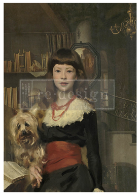 A1 Rice Paper - A Girl And Her Pup