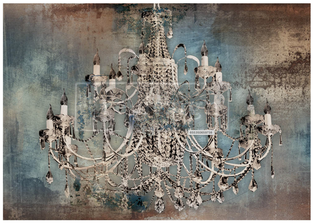 A1 Rice Paper - Moody Chandelier