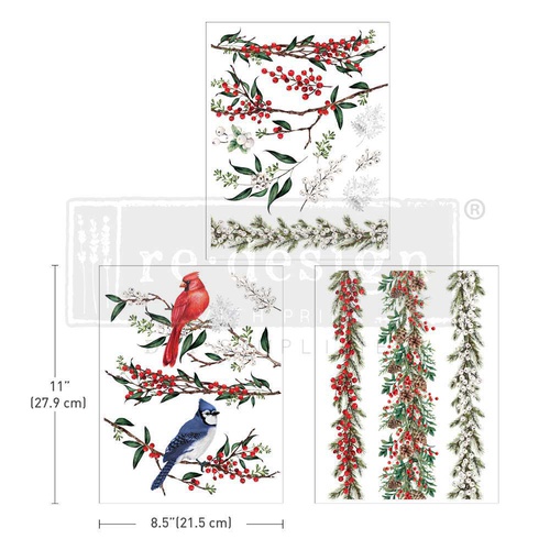 [655350659998] Decor Transfers® 8.5x11 - Winterberry