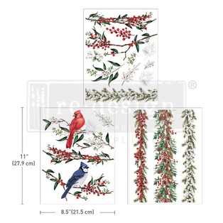 Decor Transfers® 8.5x11 - Winterberry