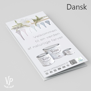 DK: Brochure - Vintage Paint - Dansk 25 pcs