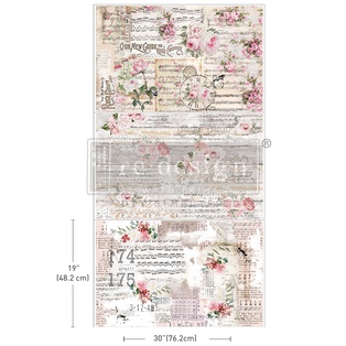Decoupage Decor Tissue Paper Pack - Shabby Chic Sheets