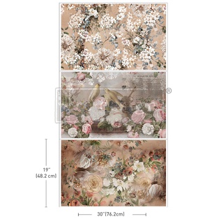 Decoupage Decor Tissue Paper Pack - Romance In Bloom