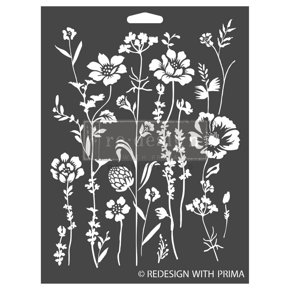 [655350666644] 3D Decor Stencils® - Meadow Bloom
