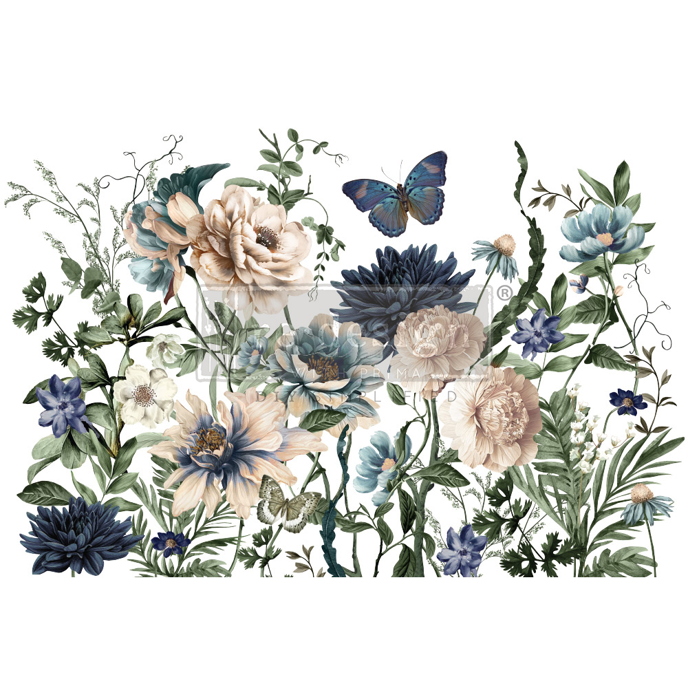 [655350669300] Decor Transfers® - Cerulean Blooms