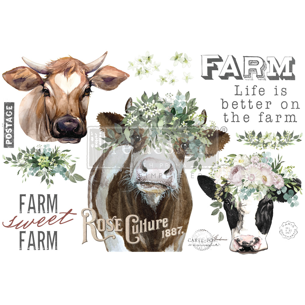 [655350666798] Decor Transfers® - Golden Fields Farm