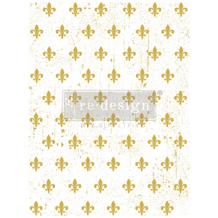 Gold Transfer - Fleur De Lis