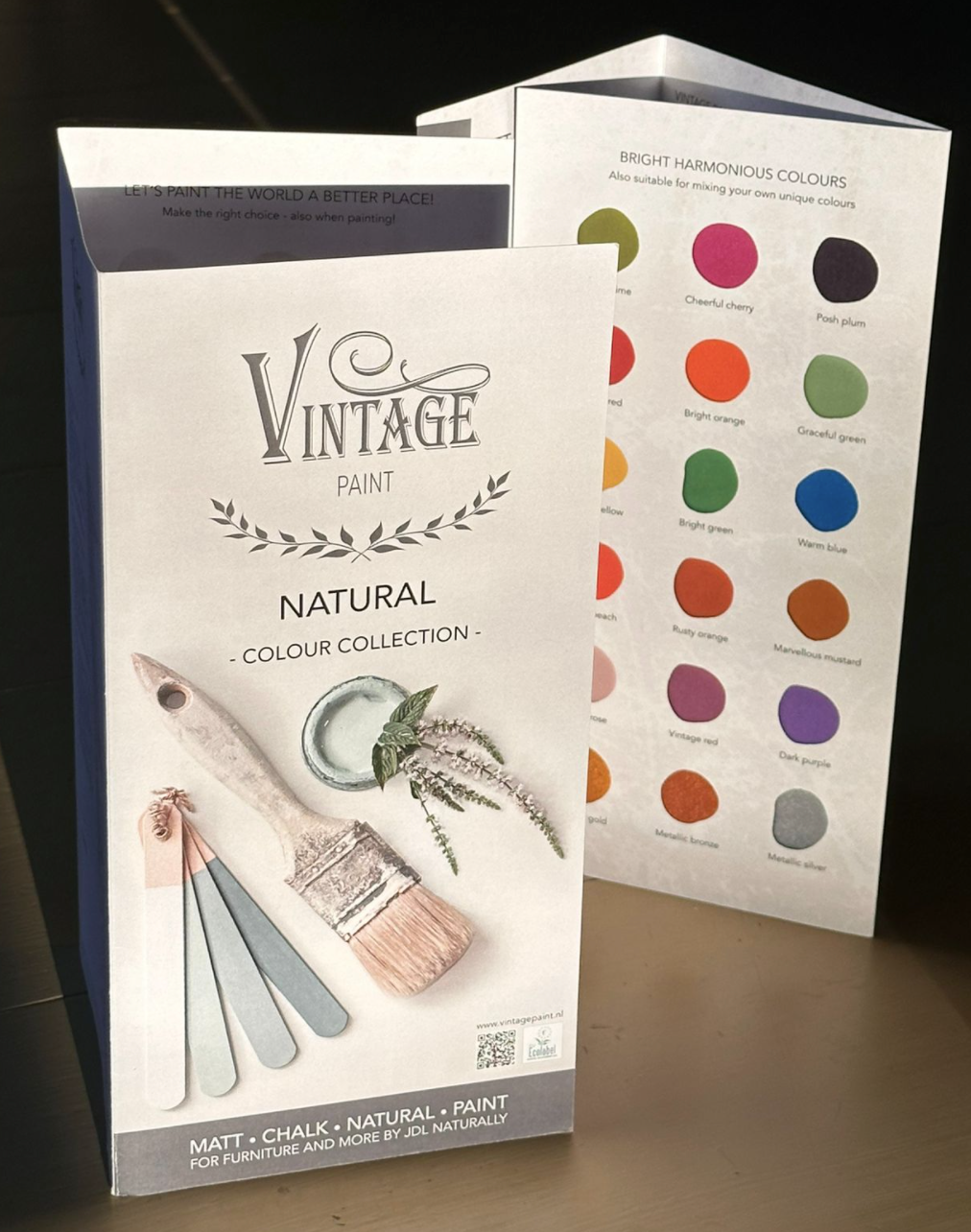 [700200] Digital printed Color Chart / colour chart Vintage Paint / Color Card  60 colours
