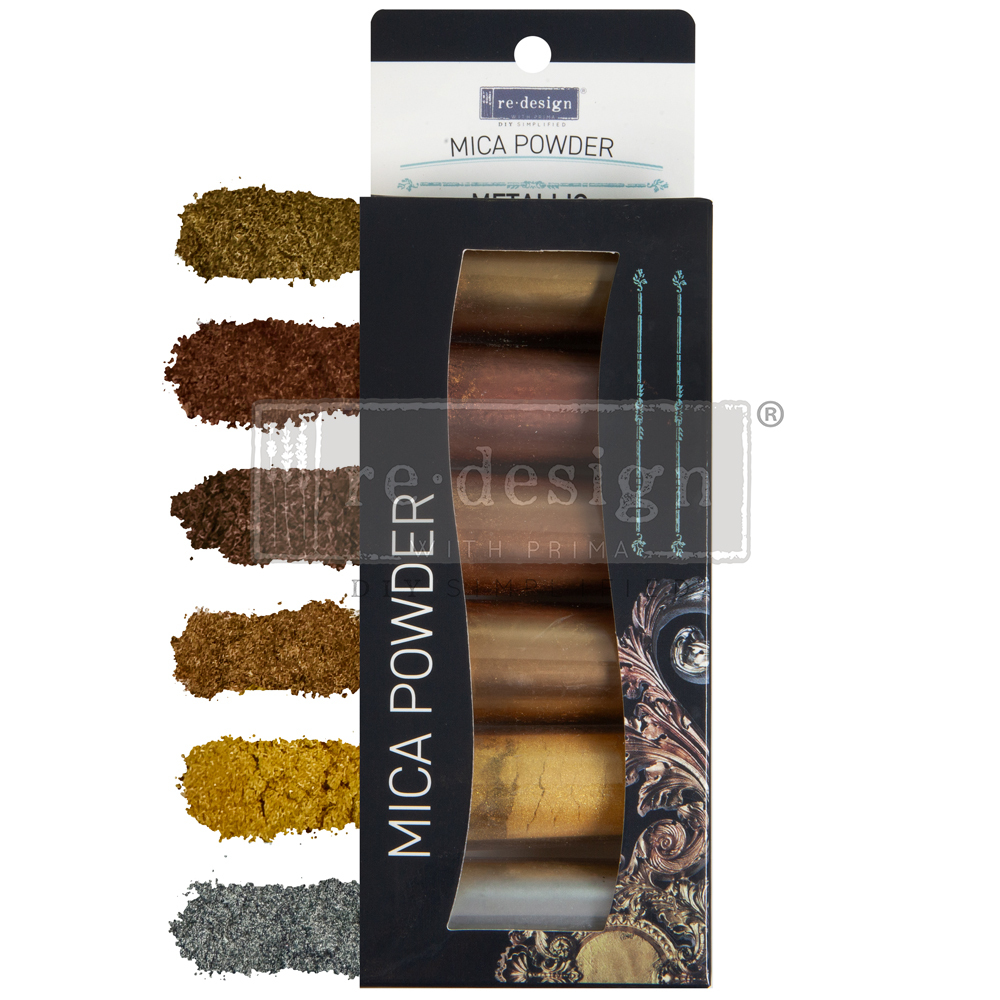 [655350662837] Decor Mica Powder Set - Metallic