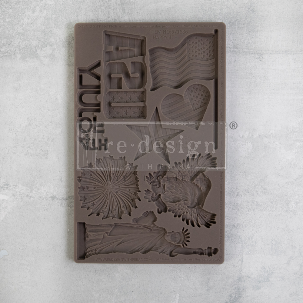 [655350671686] Decor Moulds® - Happy 4th