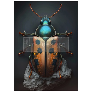 A1 Decoupage Fiber - BrassScarab