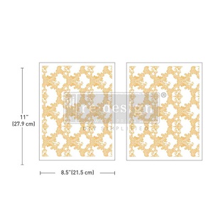 Middy Foil Transfers® Kacha - Golden Lacework