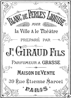 Transfer paper rub off - J. Giraud Fils - Grey