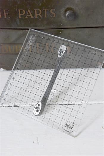 [702042] Pressure plate stamps with handle - 15 x 15 cm