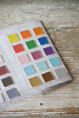 Color Chart / colour chart Vintage Paint / Color Card / Colour Card