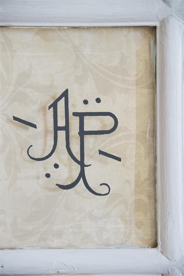 [380233] Stencil - Monogram AP - Self-adhesive