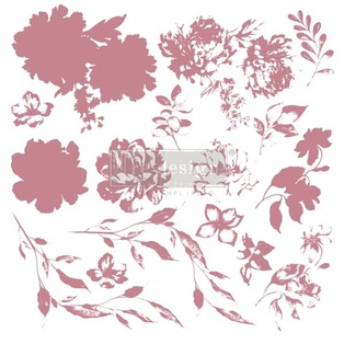 Redesign Decor Clear-Cling Stamps - Sweet Blossoms - 30,48 cm x 30,48 cm