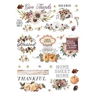 Redesign Décor Transfers® - Thankful Autumn size 24"x 34"