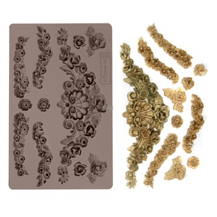 Redesign Décor Moulds® - Tillurie Flourishes - 1 pc, 12,7 cm x 20,32 cm, 12 mm thickness