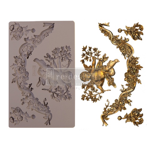 [655350645403] Redesign Décor Moulds® - Divine Floral - 1 pc - 12,7 cm x 20,32 cm - 8 mm thickness