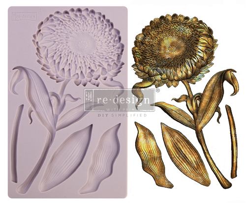 [655350650452] Redesign Décor Moulds® - Grandeur Flora 1 pc - 12,7 cm x 20,32 cm - 8 mm thickness